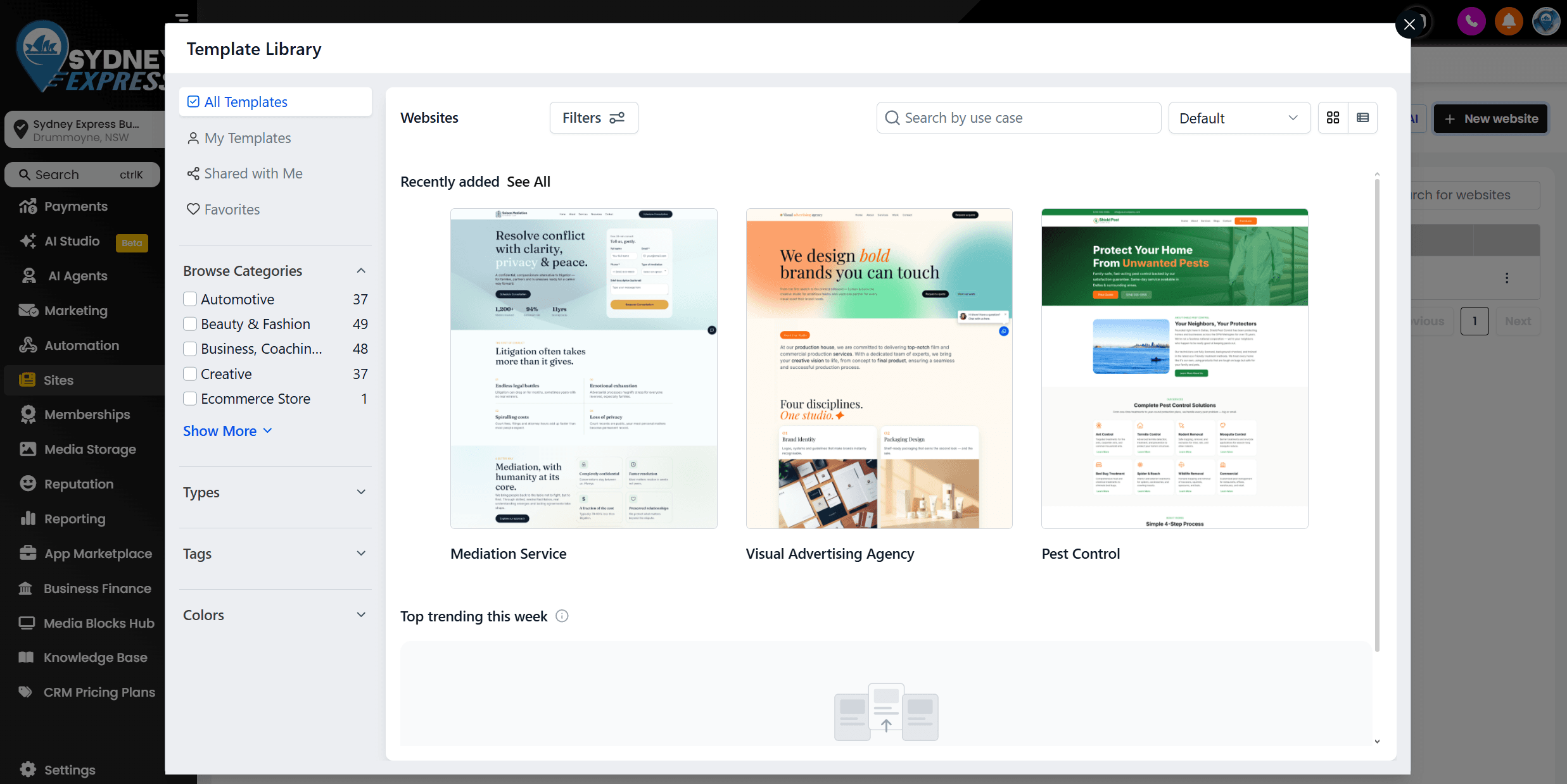 SynergyOne CRM pipeline