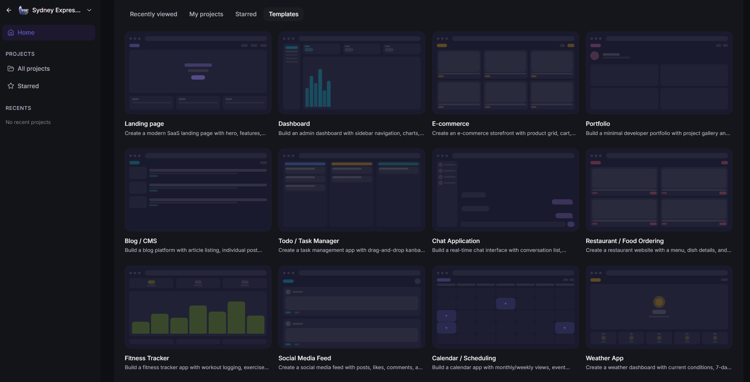 SynergyOne CRM dashboard