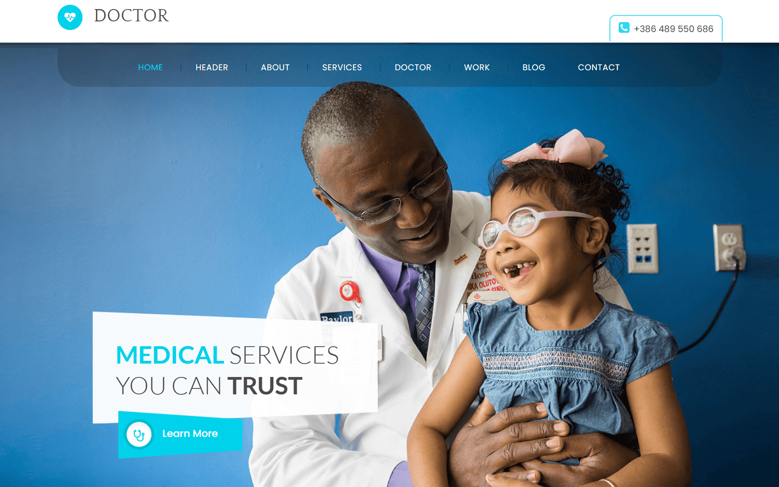 Medical practice website example by Webhost Media
